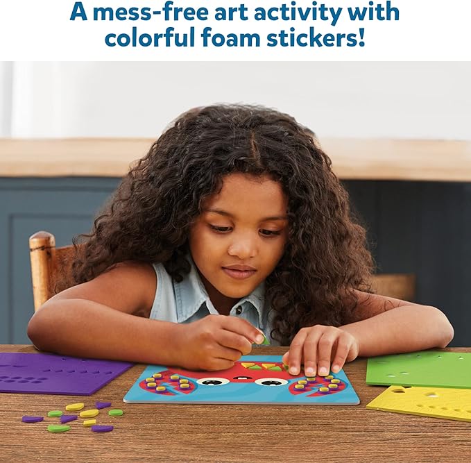 Skillmatics Art Activity - Fun with Foam Under The Ocean, No Mess Felt Sticker Art for Kids, 3D Foam Stickers, DIY Craft Kits, Gifts for Boys & Girls Ages 3, 4, 5, 6, 7