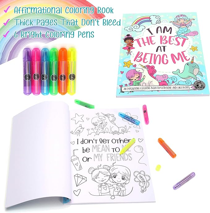 The Memory Building Company Kids Toys - Large Unicorn Surprise Box for Girls and Boys w/Unicorn Plush, Coloring Book and Markers, Jewelry and Horn Headband - Awesome Gift for Girls Age 6 & Up