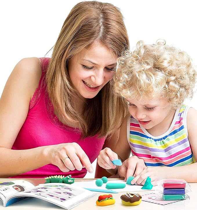 Sago Brothers 36 Colors Air Dry Clay, Soft Modeling Clay for Kids with Tools & Tutorial, Molding Clay Christmas Gifts for Kids Age 3-12, Kids Toys Crafts for Girls and Boys