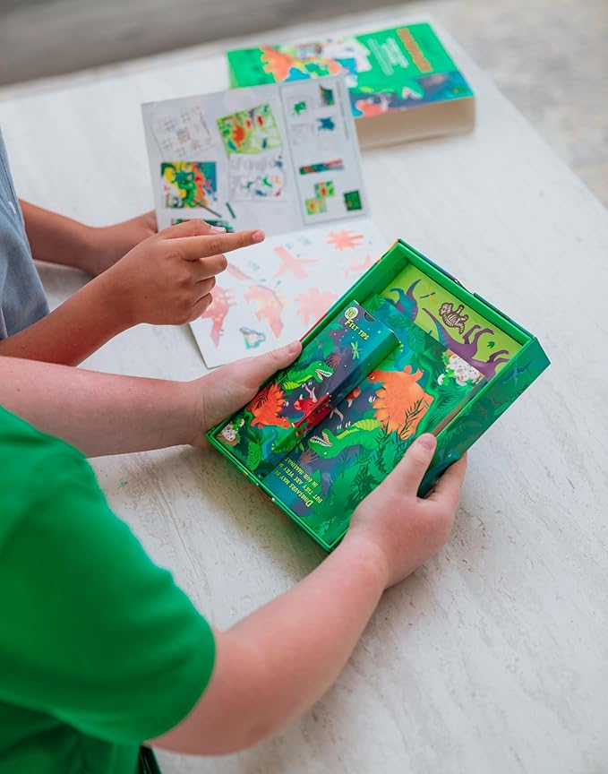 Totally Dinosaurs Dino-Tastic Activity Set with 30 Activities in Keepsake Box