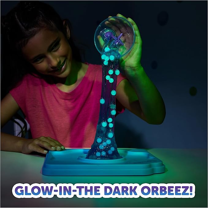 Orbeez Mixin’ Slime Set with 2500+ Orbeez (Micro, Shimmer, Marble & Glow in The Dark), 5 Tools, Storage, One & Only, Sensory Toys for Kids Ages 5+
