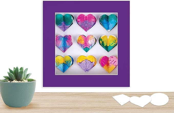 Crayola DIY Shadow Box, Personalized Picture Frame Kit, for Mom, 13 Pcs