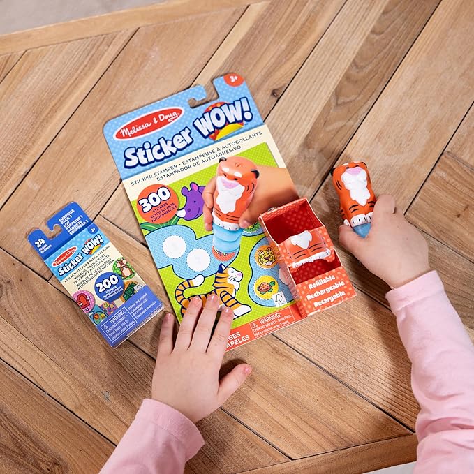 Melissa & Doug Sticker Wow! Tiger Bundle