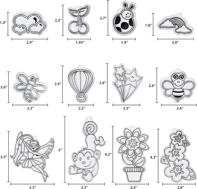 Yes Made by Me Assorted Window Art Refill Pack 12 pk