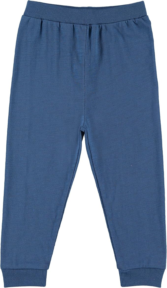 Cudlie 5-Pack Baby/Toddler Boys Jogger Pants - Lightweight Tapered Sweatpants - Lounge Jogger for Boys