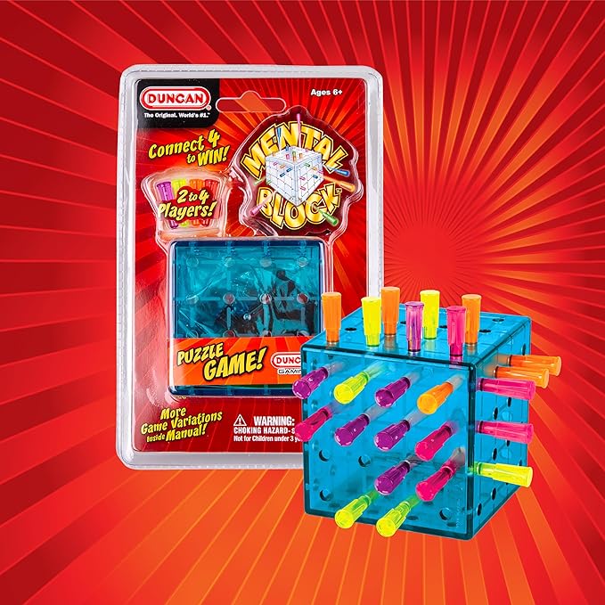 Duncan Toys Mental Block 3D Puzzle Game, Brain Teaser