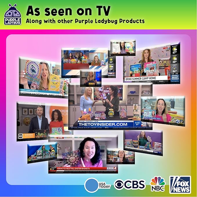 PURPLE LADYBUG 150 Rainbow Scratch Art Mini Notes - Easter Basket Stuffers for Kids, Arts and Crafts Supplies Kids Activities for Summer, Wedding, Birthday Party Games, Camping Teen Gifts