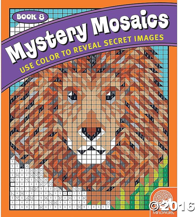 MindWare Color by Number Mystery Mosaics: (Book 8)