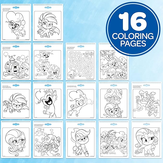 Crayola My Little Pony Color Wonder Activity Pad, 16 Mess Free Coloring Pages, Toddler Travel Activity, My Little Pony Gift