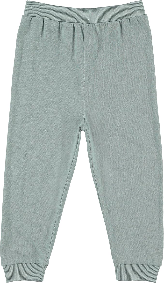 Cudlie 5-Pack Baby/Toddler Boys Jogger Pants - Lightweight Tapered Sweatpants - Lounge Jogger for Boys