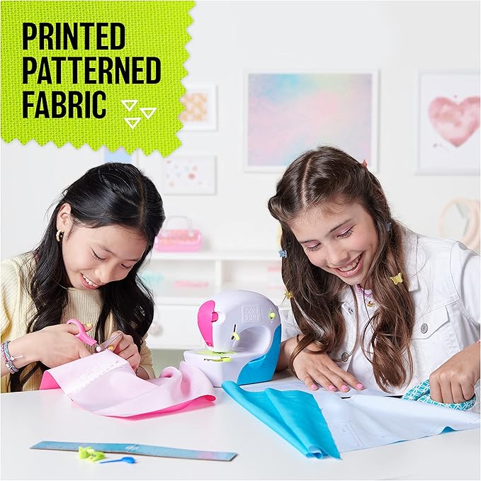 Cool Maker, Exclusive Neon Stitch ‘N Style Fashion Studio, Sews 8 Stylish Projects, Pre-Threaded Sewing Machine Toy, Arts & Crafts Kids Toys for Girls