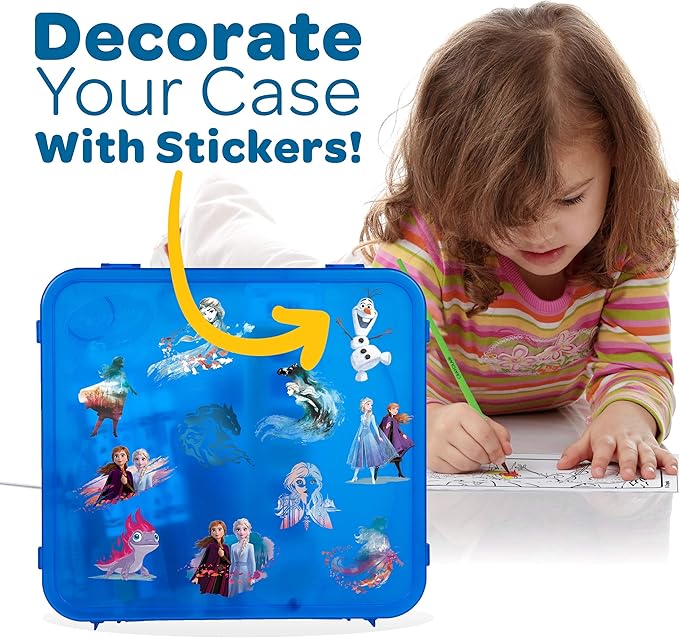 Crayola Frozen 2 Coloring Art Case, Arts & Crafts, Gift for Kids, Ages 5, 6, 7, 8, Packaging May Vary