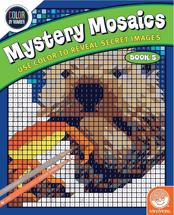 MindWare Color by Number Mystery Mosaics: (Book 5)
