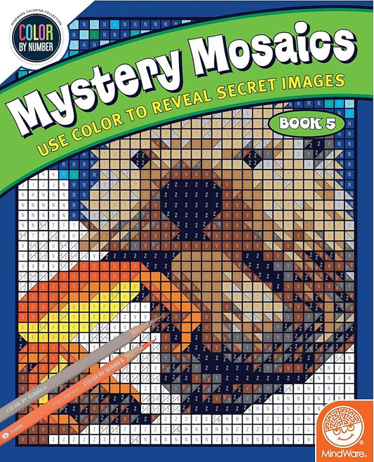 MindWare Color by Number Mystery Mosaics: (Book 5)