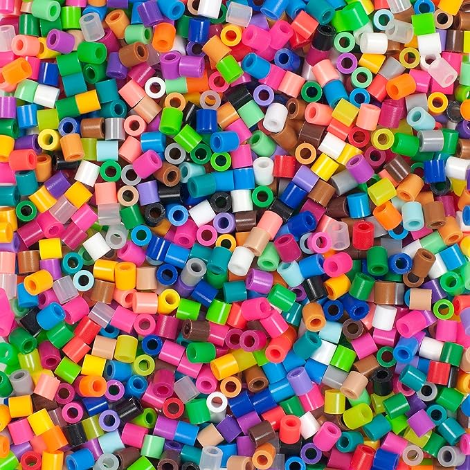 Perler Beads Assorted Multicolor Fuse Beads for Kids Crafts, 11000 pcs