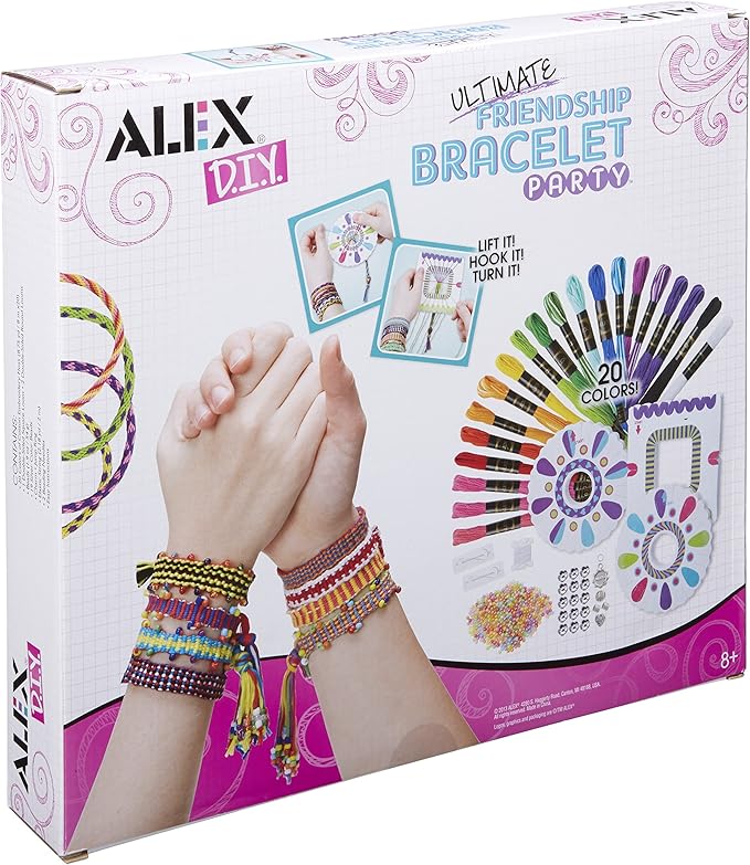 Alex DIY Wear Ultimate Friendship Bracelet Party Kids Art and Craft Activity