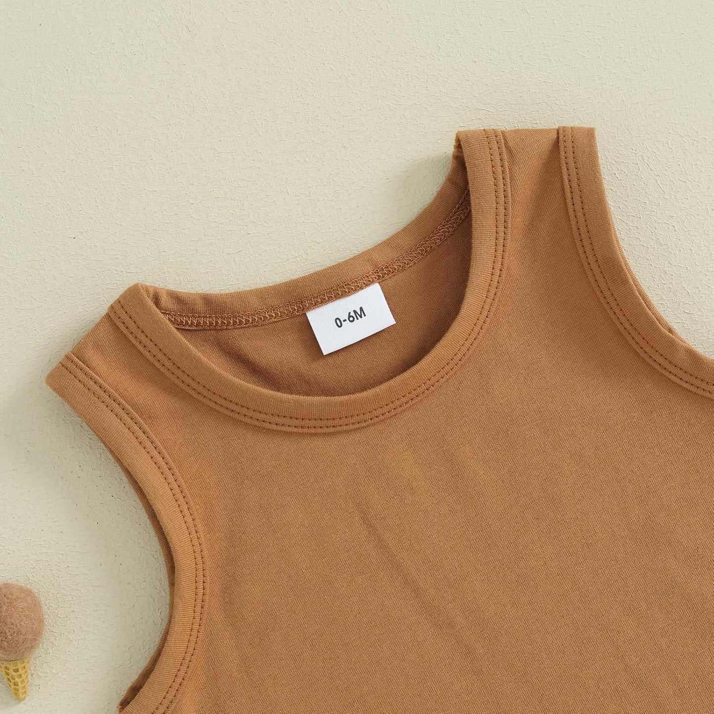 Kupretty Baby Boy Summer Clothes Sleeveless Tank Tops Vest T-Shirt + Casual Shorts Toddler Outfits Set