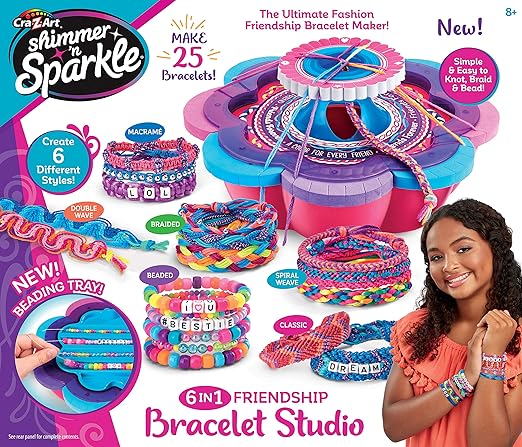 Cra-Z-Art Shimmer & Sparkle Ultimate Friendship Bracelet Maker Small