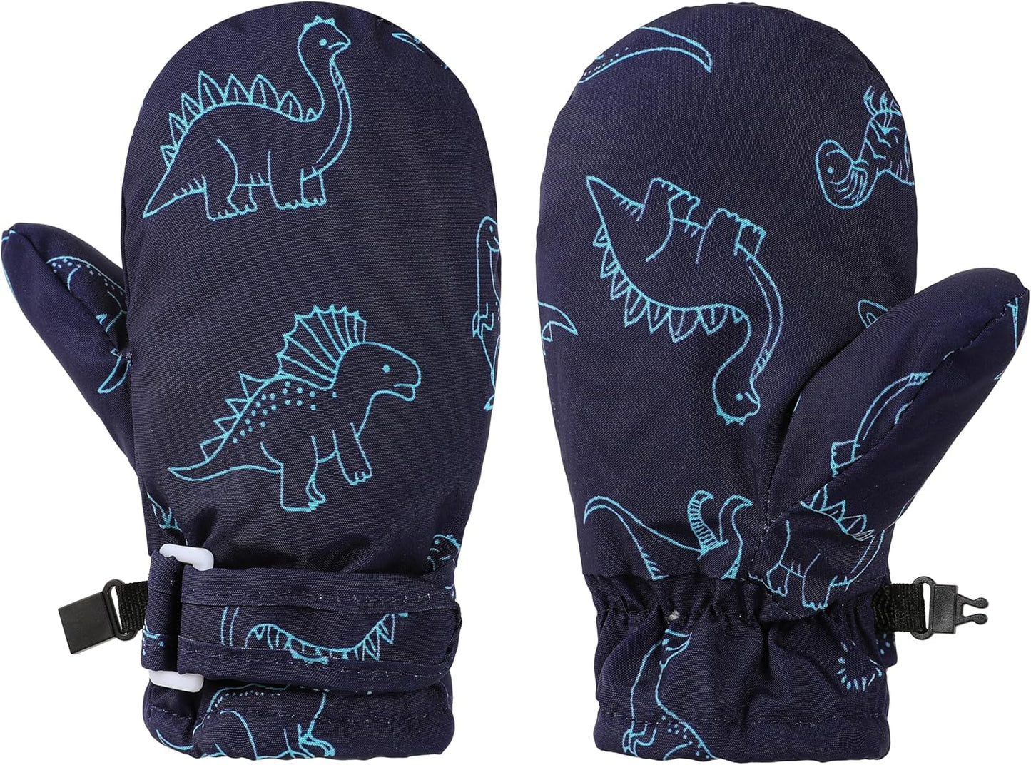 Toddler Gloves Kids Mittens Winter Warm Lined Fleece Gloves Waterproof Snow Baby Mitten for Boys Girls