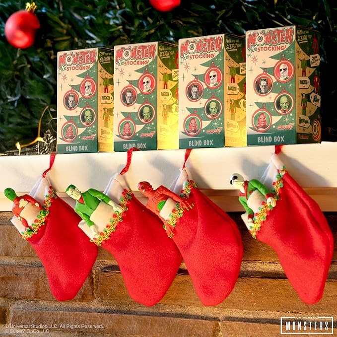 Super7 Universal Monsters Blind Box Flat - (12 Pack) 3.75" Universal Monsters Movies Action Figure Classic Movie Collectibles and Retro Toys