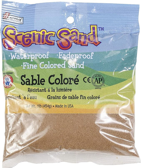 ACTIVA Scenic Sand, 1-Pound, Coco Brown (SAND-14495)